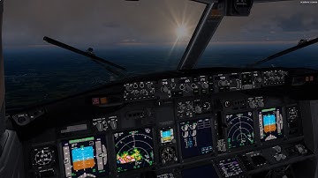 [P3D] Sunset Storm into Hamburg | Ryanair Boeing 737-800