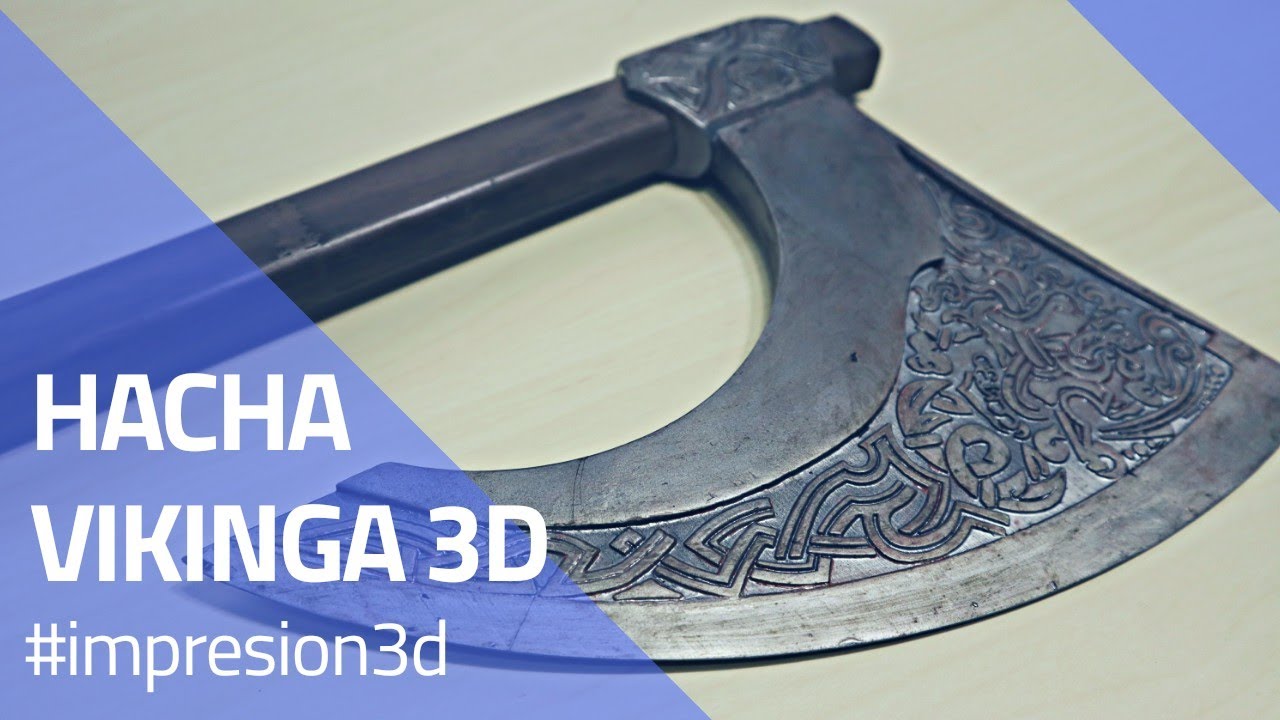 ACABADO PROFESIONAL en tus PIEZAS IMPRESAS en 3D | Cómo hacer un Hacha Vikinga