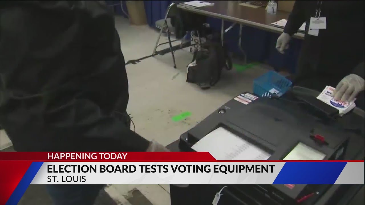 St. Louis City tests voting equipment ahead of Missouri primary