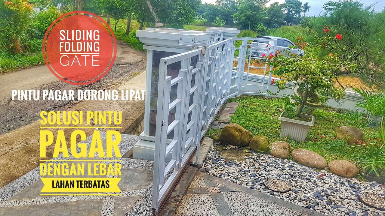 Review Sliding Folding Gate   pintu pagar dorong  lipat 