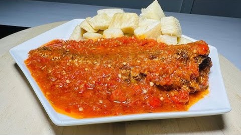 CRAVINGS SATISFIED | HOW TO MAKE CROAKER FISH SAUCE WITH FRIED YAM | VLOGMAS DAY 11