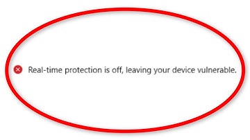 How To Fix Real - Time Protection Is Off , Leaving Your Device Vulnerable -  Windows 10/8/7/8.1