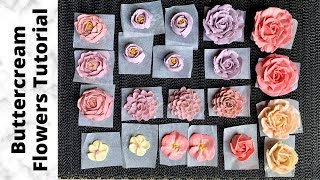 Buttercream Flowers Tutorial | How to Make Buttercream Flowers on Cake | The Home Maker Baker