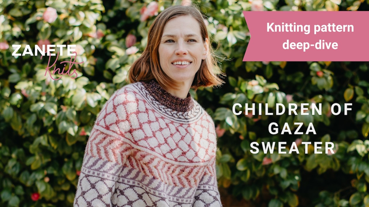 Children of Gaza Sweater — video tutorial
