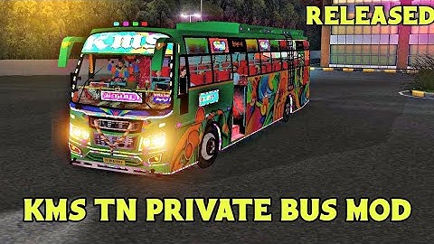 KMS TN PRIVATE BUS MOD RELEASED IN BUSSID 🔥