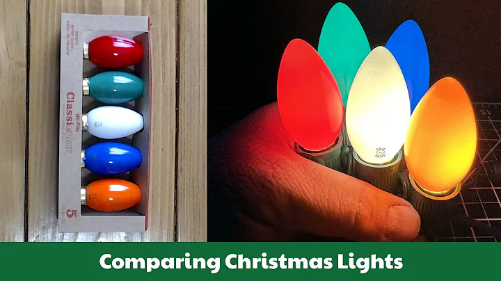 Comparing: Tru-Tone, Novelty Lights, Pixels, and Traditional Incandescent Christmas Lights