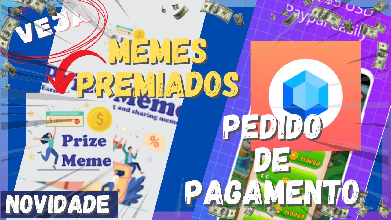 MEMES PREMIADOS GANHE DINHEIRO JOGANDO / JEWEL FREE CASH PEDIDO DE PAGAMENTO