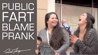 Public Fart Blaming Prank