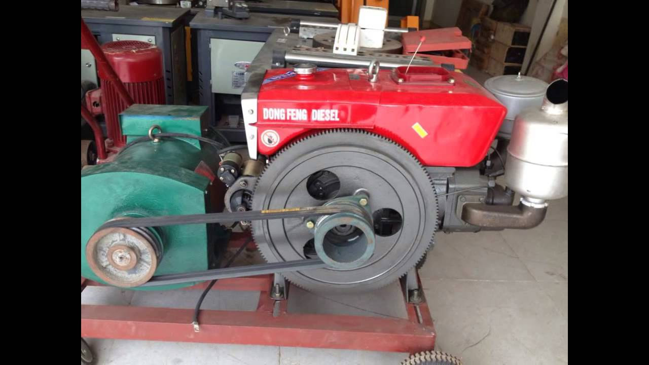 Củ Phát điện 3kw, 5kw, 10kw, 15kw, 20kw lắp đầu nổ D6,... - youtube