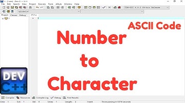 How to write a program for see the ASCII characters