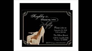 Birthday Invitations Creative Wonders of Ink