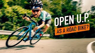 How good is the Open gravel bike as a Road bike?