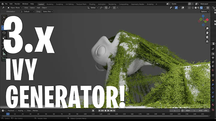 Create Stunning Ivy Effects with Blender 3.x