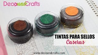 Tintas para sellos caseras - DecoAndCrafts