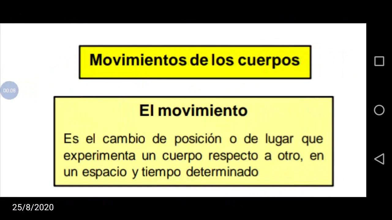 Movimiento de los cuerpos - YouTube
