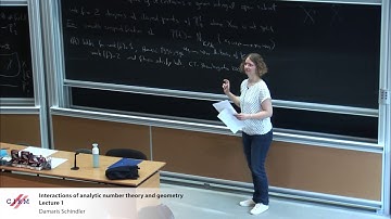 Damaris Schindler: Interactions of analytic number theory and geometry - lecture 1