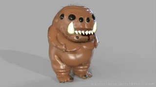 Glotón Zbrush-Keyshot turntable