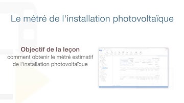 Tutoriel Vidéo de Solarius PV - Le métré de l
