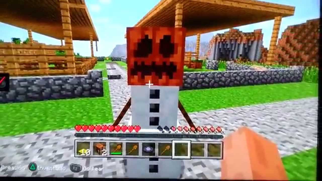 como hacer un muñeco de minecraft como hacer un muñeco de nieve en