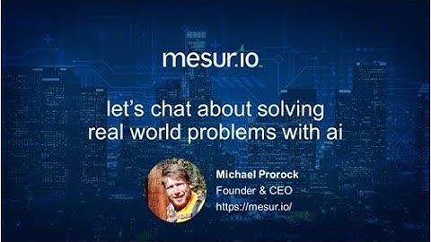 SVIP Demo Week 2024 – Mesur.io
