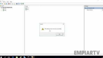 DHCP Backup and Restore in Windows Server 2016