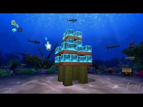 Boom Blox Bash Party Nintendo Wii Gameplay Underwater Video Youtube