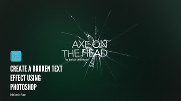 Tutorial: Create broken glass text effect in Photoshop