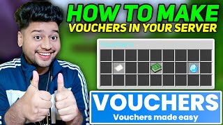 How To Add Vouchers in Your Minecraft Server | Vouchers Plugin Minecraft | Voucher Plugin Tutorial