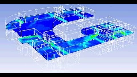 CFD simulation of air flow in a building (Part-3)