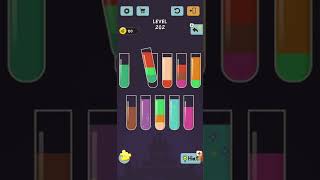 water color sort puzzel level 200 to 204 complete.