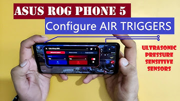 Configure Air Triggers on Asus ROG Phone 5 | Shortest video