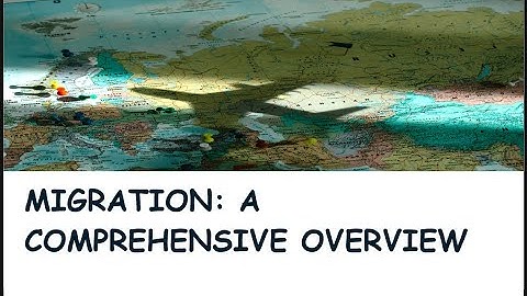 Migration Class 8 ICSE Geography