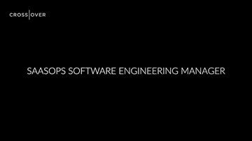 CROSSOVER SaaSops Software Engineering Manager from Marius Giurgi