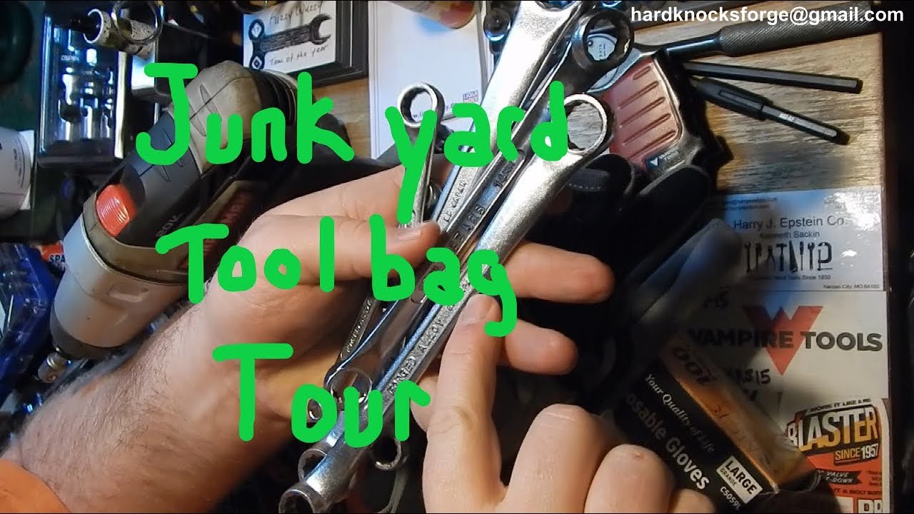 Junkyard Tool Bag Tour 6.0L LS engine pull w/ Catloco's Garage YouTube