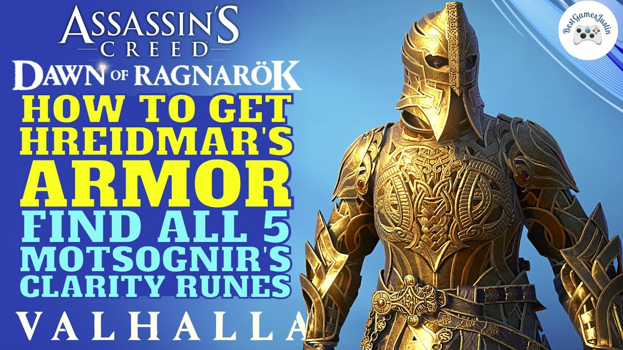 Проклятая броня Хрейдмара, где можно найти 5 рун ясности Моцогнира. Рассвет Рагнарока