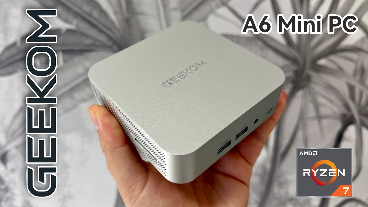 GEEKOM A6 - The Best Mini PC AMD Ryzen 7 / 32GB Ram / 1TB SSD
