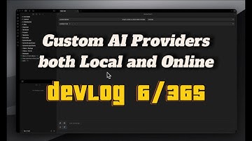 Custom AI Providers in Obsidian! | SystemSculpt DevLog 6/365