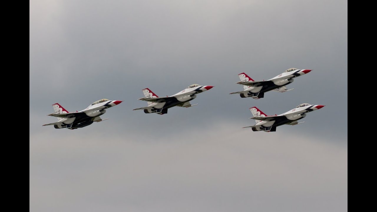 USAF Thunderbirds - Entire Performance - Rockford AirFest 2014