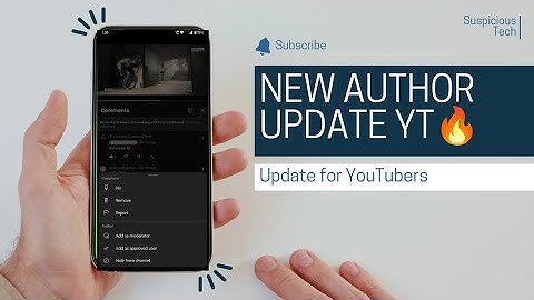 New Author Update In YouTube 🔥| Add Moderator & Hide User From Comment section| YouTube update |