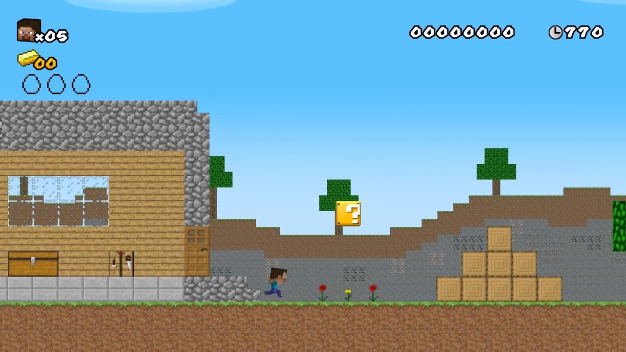 new super minecraft bros wii