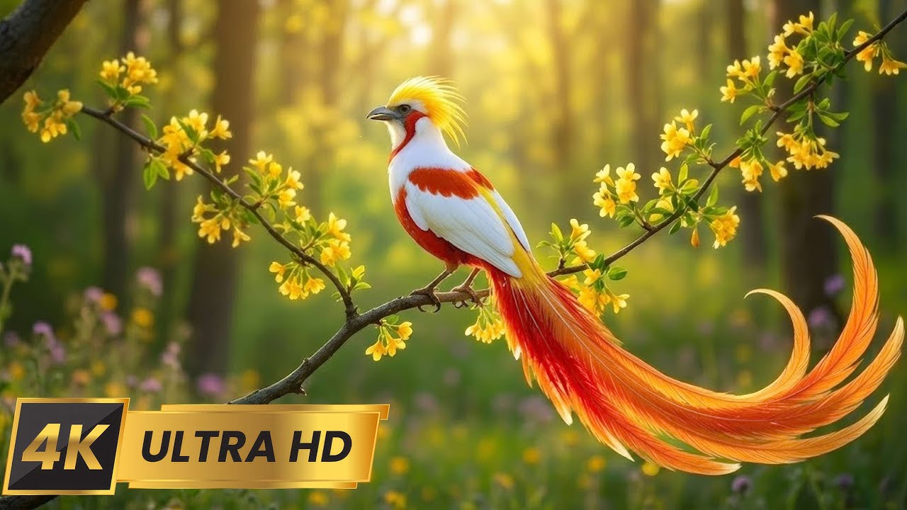 The Mystery of Birds Most Beautiful and Strange Feathers In The Wild - 4K ASMR