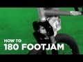 Как сделать 180 футджем на MTB (How to 180 Footjam MTB)