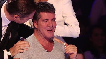 David saves Simon from choking | Britain