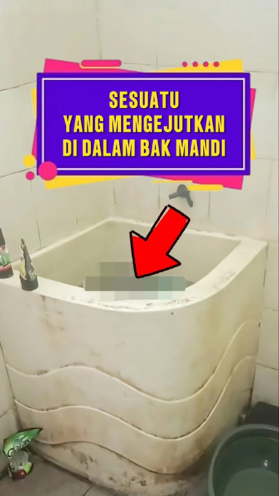 Bisa bisanya hal ini ada di dalam bak mandi ❗ #videoviral