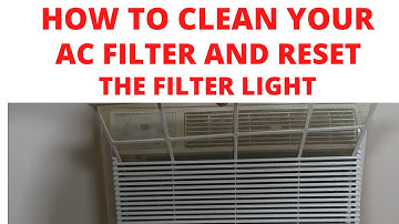 HOW TO CLEAN YOUR AC FILTER AND RESET THE FILTER LIGHT.