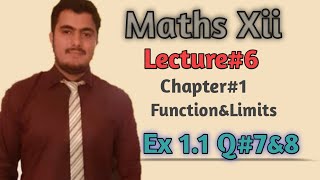 Math Xii Lecture#6 Ex 1.1 Q#7 & 8. Explicit & Implicit , Parametrc , Hyperbolic Functions