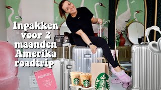 Koffer inpakken voor 2 maanden roadtrippen door Amerika| Beautygloss