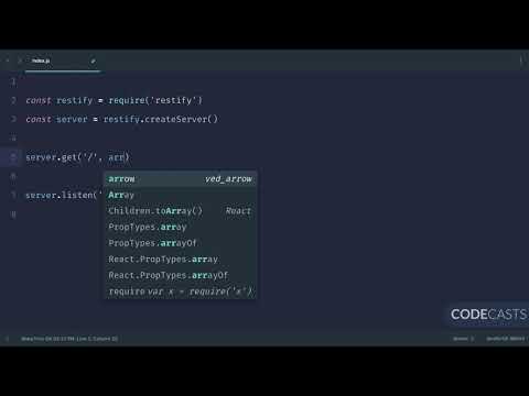 RESTful com Node.js e Restify,  aula 3