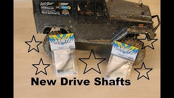 Project MST CFX  --  MST Steel front and rear Drive Shaft install