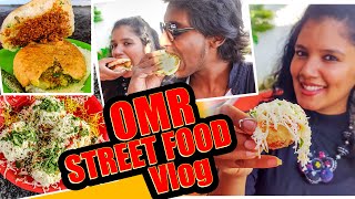 OMR Navalur Street Food Vlog | #Chennai #Streetfood | Atho, Burmese Food, Cheese Poori, Chaat